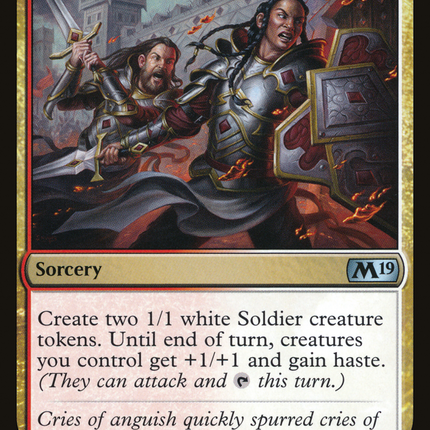 Heroic Reinforcements (M19-217) - Core Set 2019