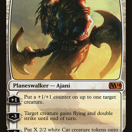 Ajani, Caller of the Pride (M14-001) - Magic 2014 Foil