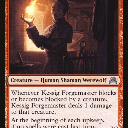 Kessig Forgemaster // Flameheart Werewolf (SOI-169) - Shadows over Innistrad: (Double Faced Transform)