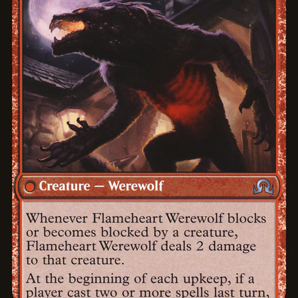 Kessig Forgemaster // Flameheart Werewolf (SOI-169) - Shadows over Innistrad: (Double Faced Transform)