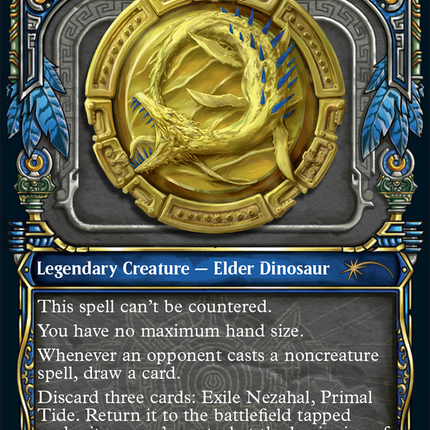 Nezahal, Primal Tide (SLD-1268) - Secret Lair Drop: (Showcase) Foil