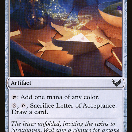 Letter of Acceptance (STX-256) - Strixhaven: School of Mages Foil