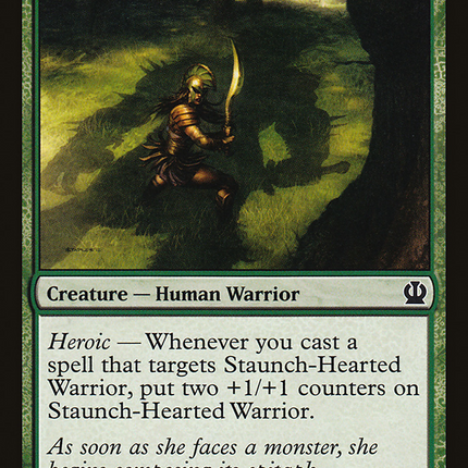 Staunch-Hearted Warrior (THS-179) - Theros