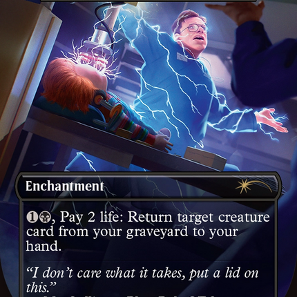Phyrexian Reclamation (SLD-1808) - Secret Lair Drop / Sorry, Jack . . . Chucky's Back (Borderless) Foil