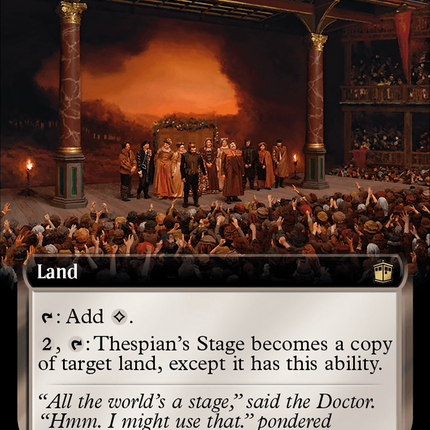 Thespian's Stage (WHO-531) - Doctor Who: (Extended Art)