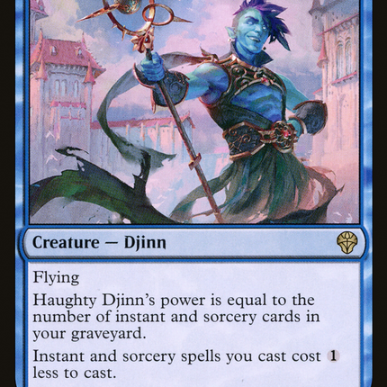 Haughty Djinn (DMU-052) - Dominaria United Foil