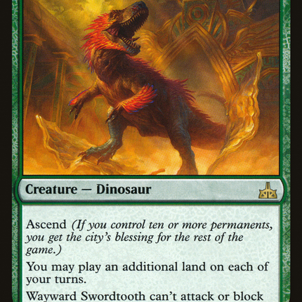 Wayward Swordtooth (RIX-150) - Rivals of Ixalan Foil