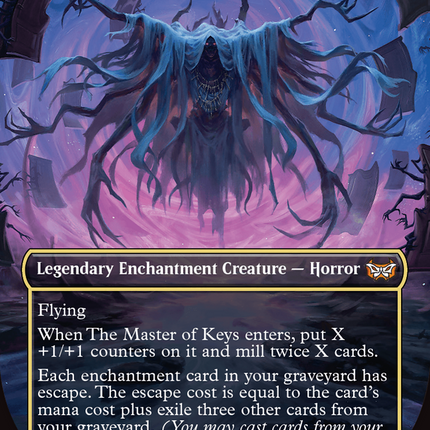 The Master of Keys (DSC-004) - Duskmourn: House of Horror Commander (Borderless)
