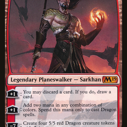 Sarkhan, Fireblood (M19-154) - Core Set 2019 Foil