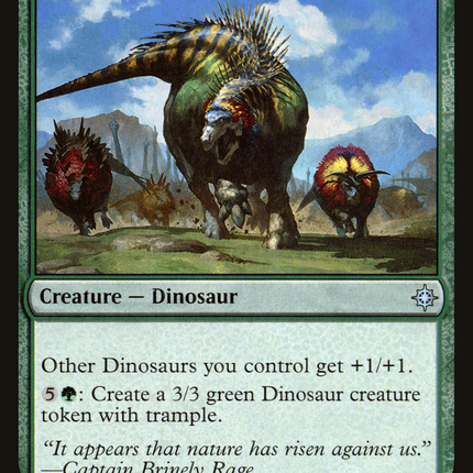 Thundering Spineback (XLN-210) - Ixalan Foil