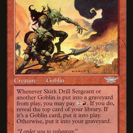 Skirk Drill Sergeant (LGN-112) - Legions Foil