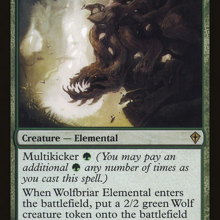 Wolfbriar Elemental (WWK-118) - Worldwake