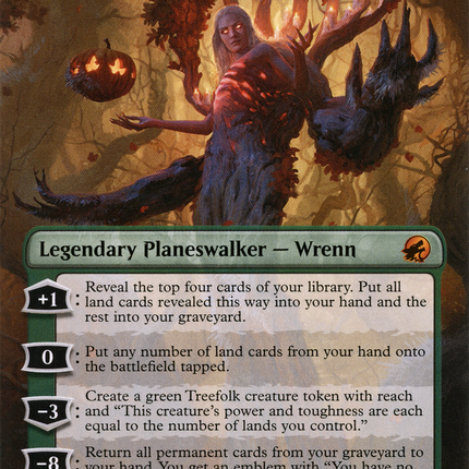 Wrenn and Seven (MID-278) - Innistrad: Midnight Hunt (Borderless) Foil