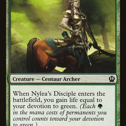 Nylea's Disciple (THS-167) - Theros Foil