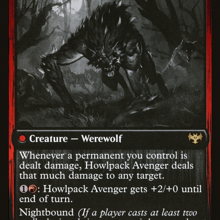 Ill-Tempered Loner // Howlpack Avenger (DBL-429) - Innistrad: Double Feature: (Double Faced Transform)