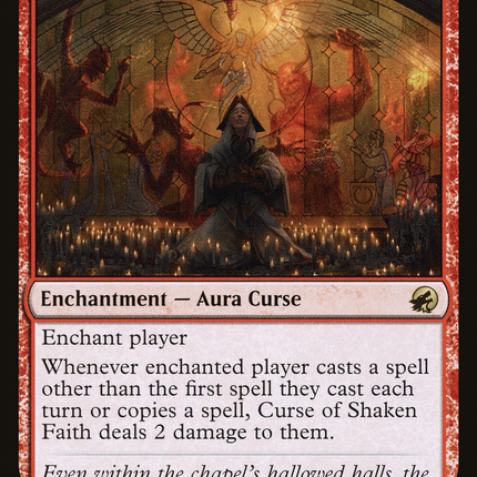 Curse of Shaken Faith (MID-134) - Innistrad: Midnight Hunt