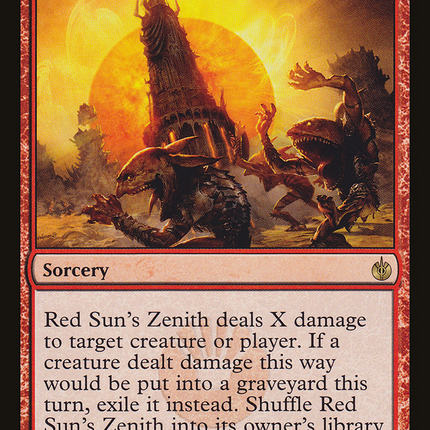 Red Sun's Zenith (MBS-074) - Mirrodin Besieged Foil