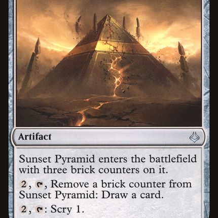 Sunset Pyramid (HOU-166) - Hour of Devastation Foil