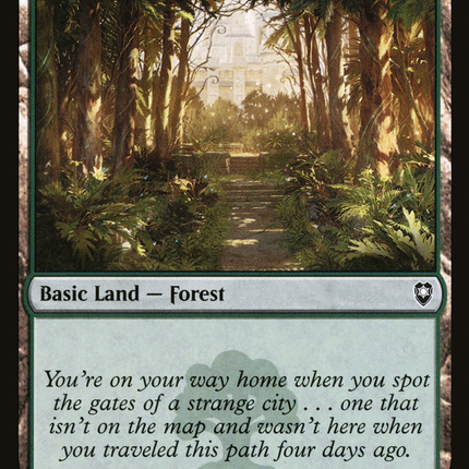 Forest (CLB-470) - Commander Legends: Battle for Baldur's Gate Foil