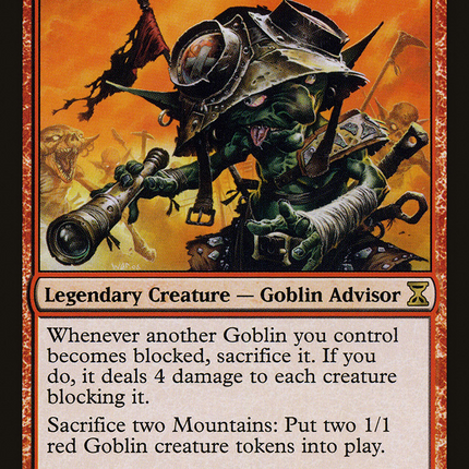 Ib Halfheart, Goblin Tactician (TSP-163) - Time Spiral Foil