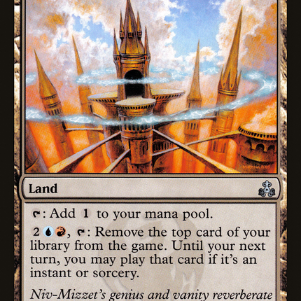 Nivix, Aerie of the Firemind (GPT-160) - Guildpact Foil