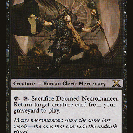 Doomed Necromancer (10E-137) - Tenth Edition Foil