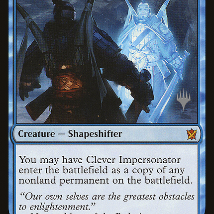 Clever Impersonator (PPTHB-034) - Khans of Tarkir Promos Foil