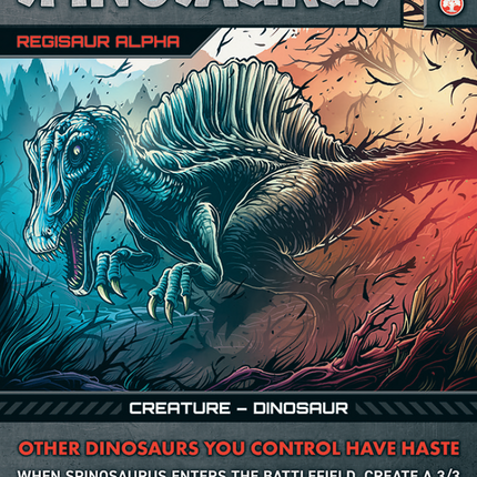 Regisaur Alpha (SLD-1393) - Secret Lair Drop / Spinosaurus (Borderless)