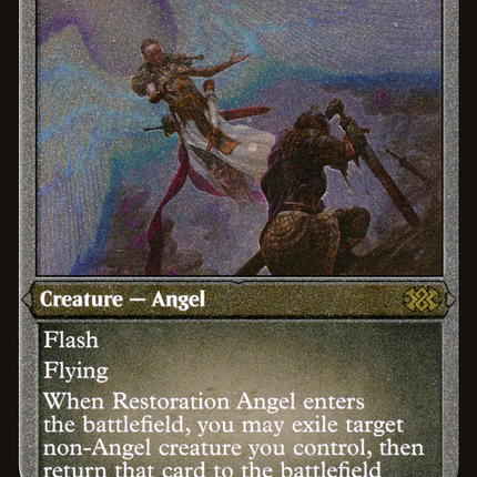 Restoration Angel (Foil Etched) (2X2-421) - Double Masters 2022 Foil