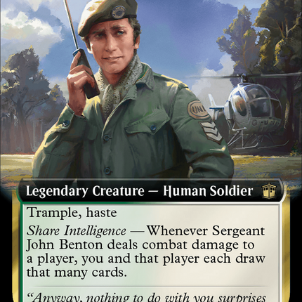 Sergeant John Benton (WHO-441) - Doctor Who: (Extended Art)