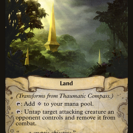 Thaumatic Compass // Spires of Orazca (XLN-249) - Ixalan: (compasslanddfc) Foil