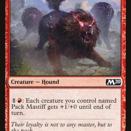 Pack Mastiff (M20-152) - Core Set 2020 Foil