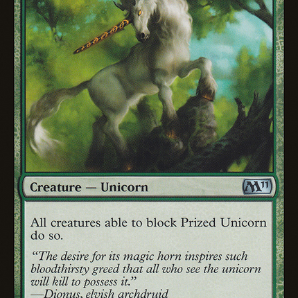 Prized Unicorn (M11-193) - Magic 2011 Foil