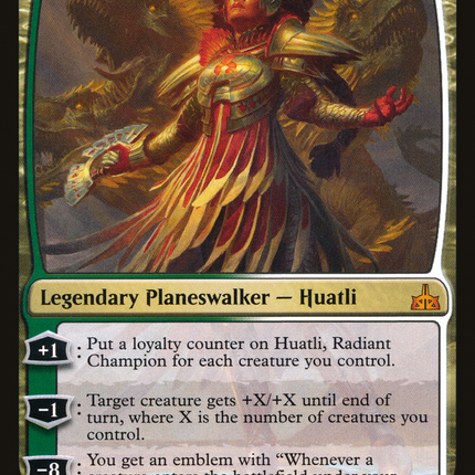 Huatli, Radiant Champion (RIX-159) - Rivals of Ixalan Foil