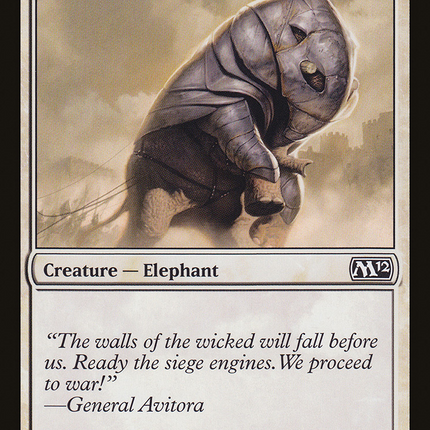 Siege Mastodon (M12-034) - Magic 2012