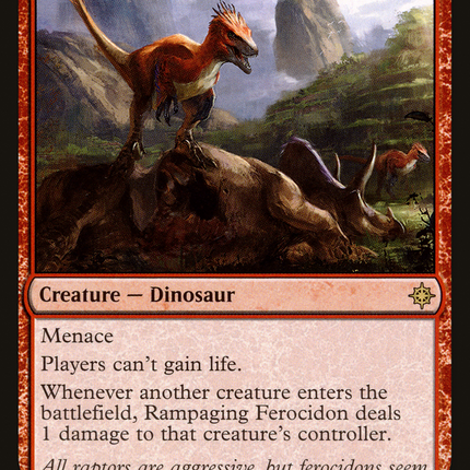 Rampaging Ferocidon (XLN-154) - Ixalan Foil