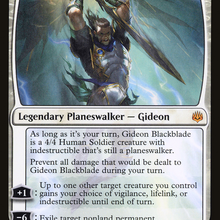 Gideon Blackblade (WAR-013) - War of the Spark