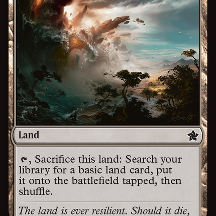Evolving Wilds (FDN-262) - Foundations Foil