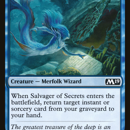 Salvager of Secrets (M19-070) - Core Set 2019