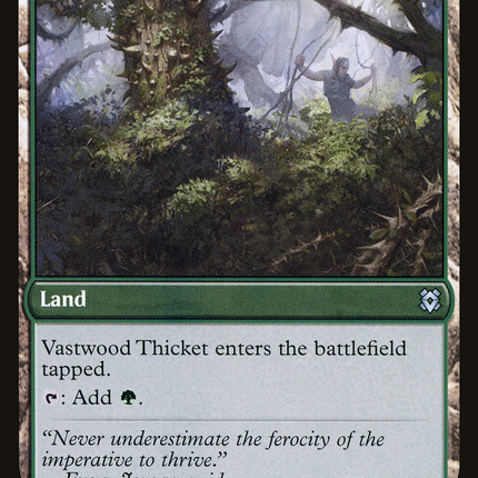 Vastwood Fortification // Vastwood Thicket (ZNR-216) - Zendikar Rising Foil