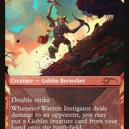 Warren Instigator (SLD-157) - Secret Lair Drop: (Showcase) Foil