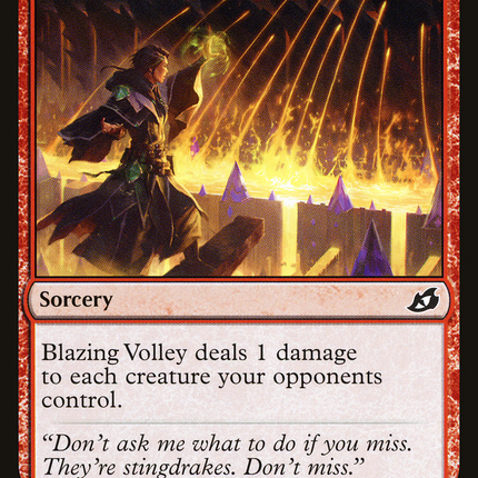Blazing Volley (IKO-107) - Ikoria: Lair of Behemoths Foil