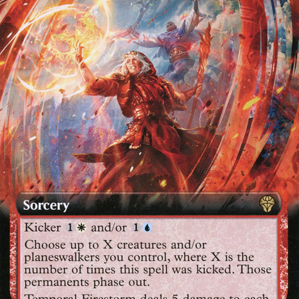 Temporal Firestorm (DMU-411) - Dominaria United: (Extended Art) Foil