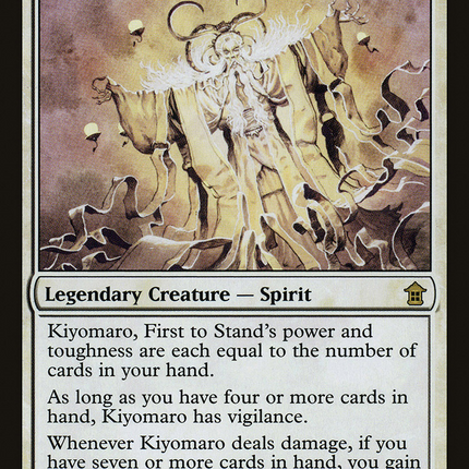 Kiyomaro, First to Stand (SOK-018) - Saviors of Kamigawa Foil