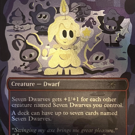 Seven Dwarves (SLD-815) - Secret Lair Drop (Borderless) Foil