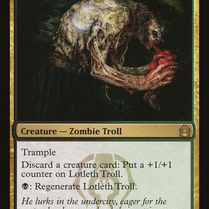 Lotleth Troll (RTR-177) - Return to Ravnica Foil