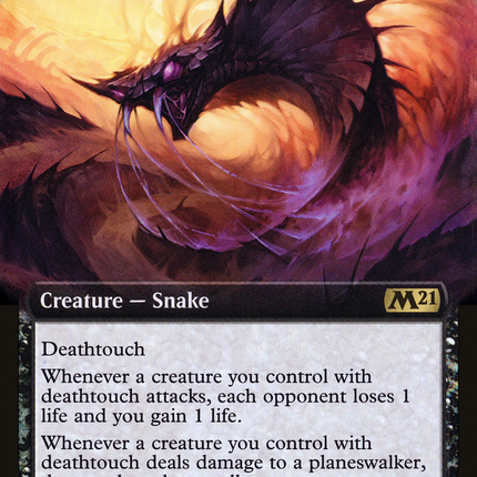 Hooded Blightfang (M21-357) - Core Set 2021: (Extended Art)