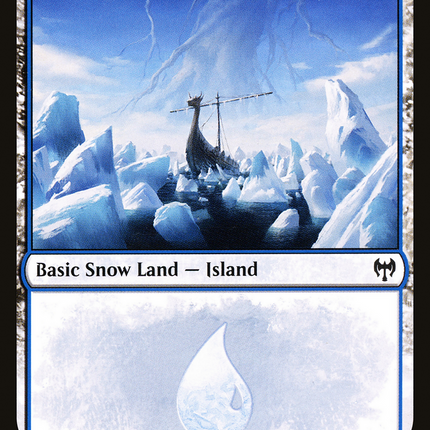 Snow-Covered Island (KHM-278) - Kaldheim: (snow) Foil
