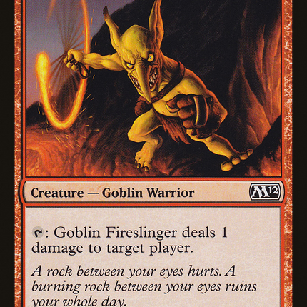 Goblin Fireslinger (M12-139) - Magic 2012 Foil