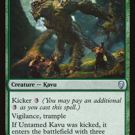 Untamed Kavu (DOM-186) - Dominaria Foil